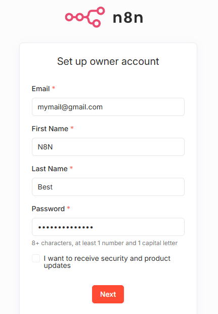 Página de inicio de sesión